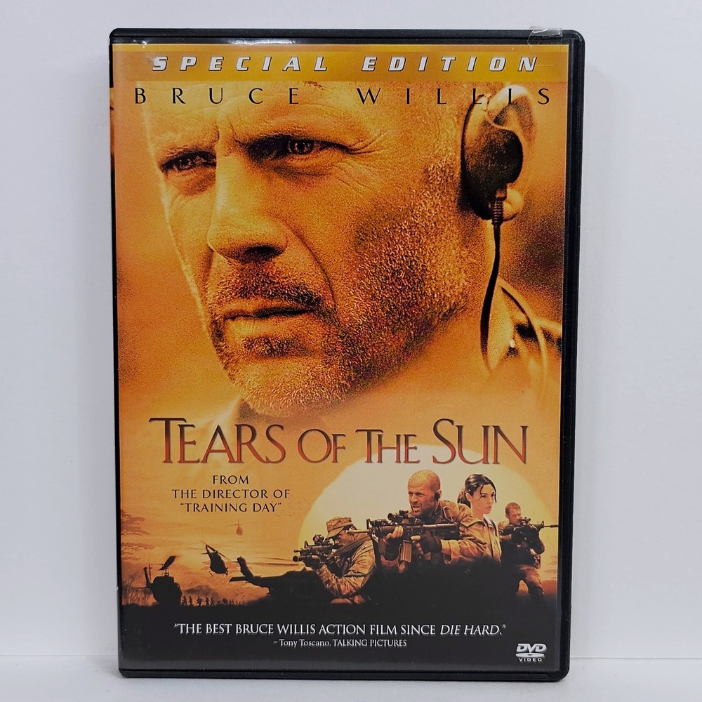 Bruce‎ Willis Tears of the Sun DVD Special Edition Action Thriller War Movie R
